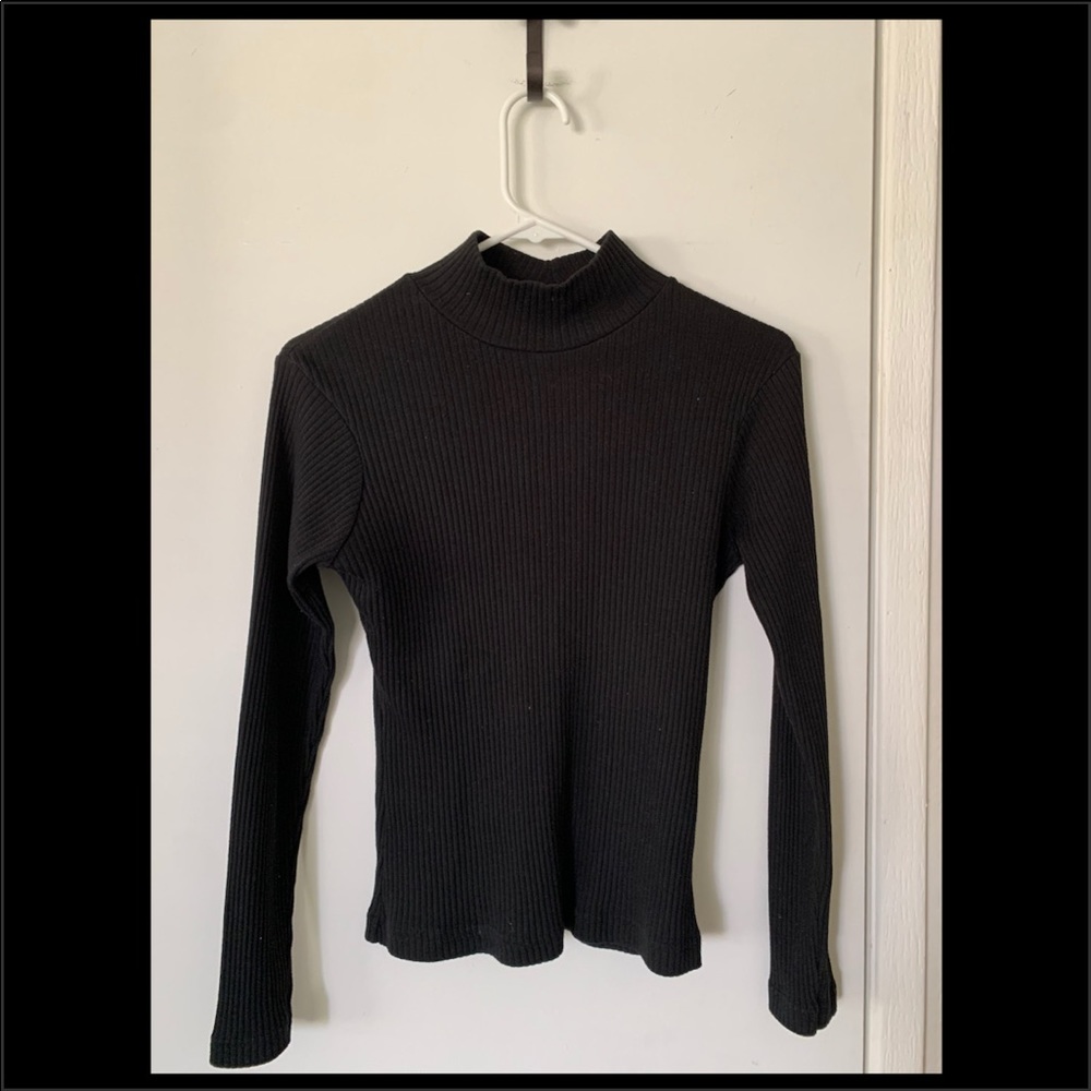 Black turtleneck